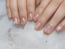 アーブルネイル(arbre nail)/●蝶々パールネイル