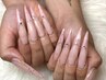【スカルプ】王道フレンチネイル ￥12000 (180min)