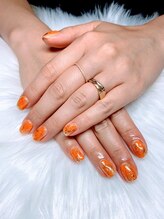 アムルーズ(Amoureuse)/オレンジネイル♪