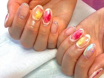 リルシャインネイル(lil shine.nail)/おしゃれカラフル☆