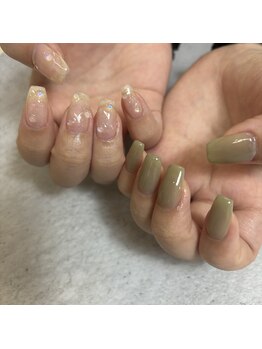 クリアラメxピスタチオ