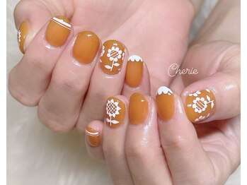 シェリエ(Cherie)/レトロフラワーネイル