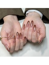 ピンキーネイル(Pinky Nail)/秋カラーグラデーション