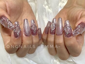 ロングネイルズ エマ(LongNails-Emma)/持ち込みゴージャス