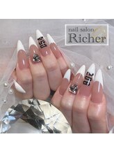 エスフィーネイルサロン リシェル(Esfy nailsalon Richer)/フレンチシンプルネイル