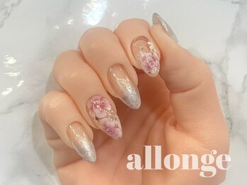 美サロン アロンジェ甲府向町店/トールペイント風ネイル☆