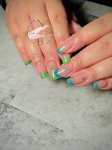 サング ネイル ビューティー アトリエ(suNg nail beauty atelier)/キラキラフレンチネイル