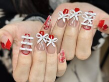 ウサギネイル 新大久保店(usagi nail)/リボンネイ