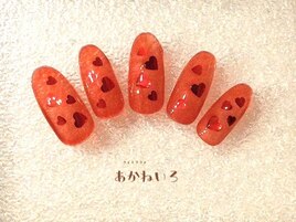 ハートホロ　クリアネイル