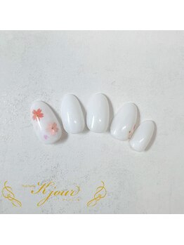 ケージュール(Kjour)/シンプルさくらネイル