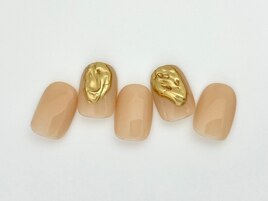 Bコース5200円ショートネイル