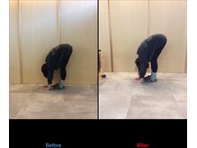 徳島藍住整骨院 ザ ビー(THE B)/ピラティス初回体験before/after