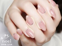 ノエル(Noel)/オフィスクリアピンクネイル