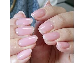 クリアピンクのスキニーフレンチ