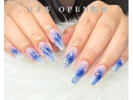 ラメグラデーションネイル