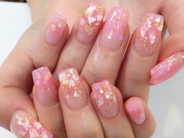 スカルプシェルグラデーション