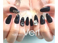 ネイルサロン べルフ(nail salon Verf)/ピアス×チェーンアート☆