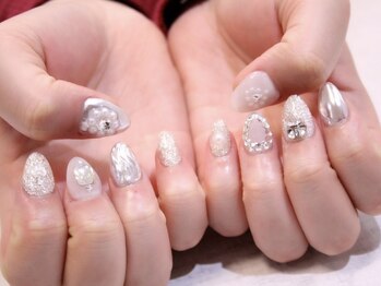 ラルネイル 大宮(Lull. nail)/*シルバー*クリスタル*