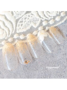 たゆ ネイル(たゆnail)/新作華やかキラキラネイル♪