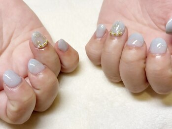 ウープスネイル 盛岡カワトク店(OopsNAIL)/深爪×アート