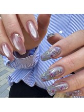 ファンザネイル(fun the nail)/マグネット×手描きお花