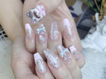 さくらんぼネイル