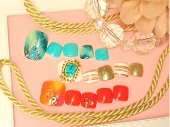 ネイルアンドアイラッシュ リラ 東三国店(Rela)/スタイリッシュな大人リゾート★