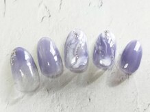 フレイムス アイラッシュ アンド ネイル(FRAMES)/大人ニュアンス★パープル