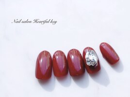 ビジューネイル¥8000