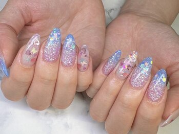 ハル(haru)/キラキラグラデーションスカルプ