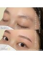 ルミシアトウキョウ 池袋東口店(LUMICIA. TOKYO)&nbsp;自眉毛を最大限に活かした平行アーチ眉のデザインです［眉毛］