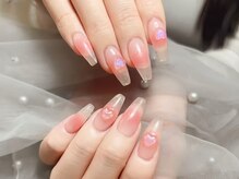 トレンドネイルスタジオ(Trend Nail Studio)/チーク×スカルプネイル
