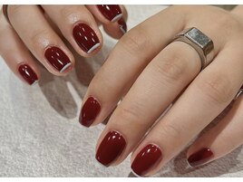 ボルドー スキニーフレンチ