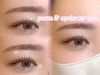 ラボテ(laboT)/眉毛ワックス/カラー＋マツパ