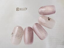 グラティフィー 梅田店(gratify)/大人シンプル♪マグネットネイル