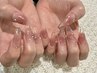 5★長さだし10本(チップ)+アート10本付き ¥12,000 【オフ込】