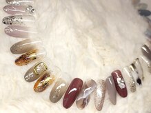 レイネイル レイアイ レイエステティック 各務原店(RAY NAIL&ray eye&RAY ESTHETIC)の雰囲気（各務原店限定！！定額デザイン毎月ご用意しています。※画像例）