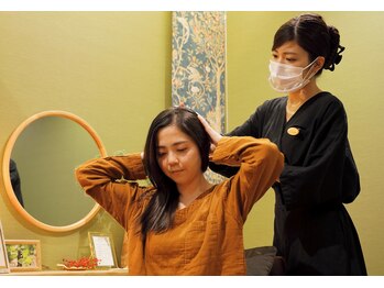 極上睡眠ヘッドセラピー あたまの休日/お仕上げ＆アドバイス