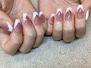 チークフレンチネイル