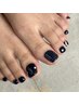 【foot nail】学割U24★シンプルコース(両足4本まで/初回オフ無料)¥5500