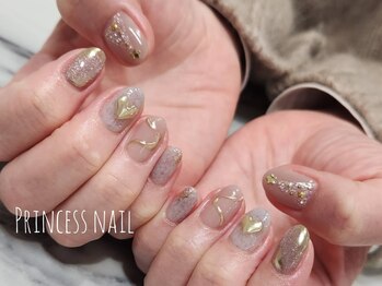 プリンセスネイル(Princess nail)/クリスマス×ニットネイル
