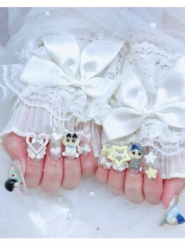 プティネイル(Puty Nail)/しんのすけ 風間くん 3Dネイル