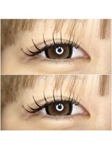 ネイルアンドアイ ビューティーオーブ(nail&eye beauty ORB)/フラットラッシュ120本 束仕上げ