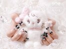 【スカルプ長さだしネイル】