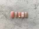【HAND】チェック柄ネイル