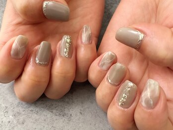 エムスラッシュ ネイル センター北店(M.SLASH)/パラジェル 大人ニュアンス