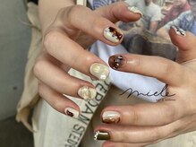 ミエレ(miele)/韓国ぽこぽこブラウンニュアンス