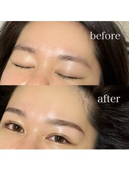 クオルーチェ(CuoLuce)/少し細めの平行眉も人気◎