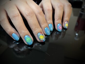 ヒミツキチ 恵比寿店(himitsukichi)/台湾客家花×ネオン倒福