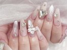 【Aina】ピンクうさぎネイル